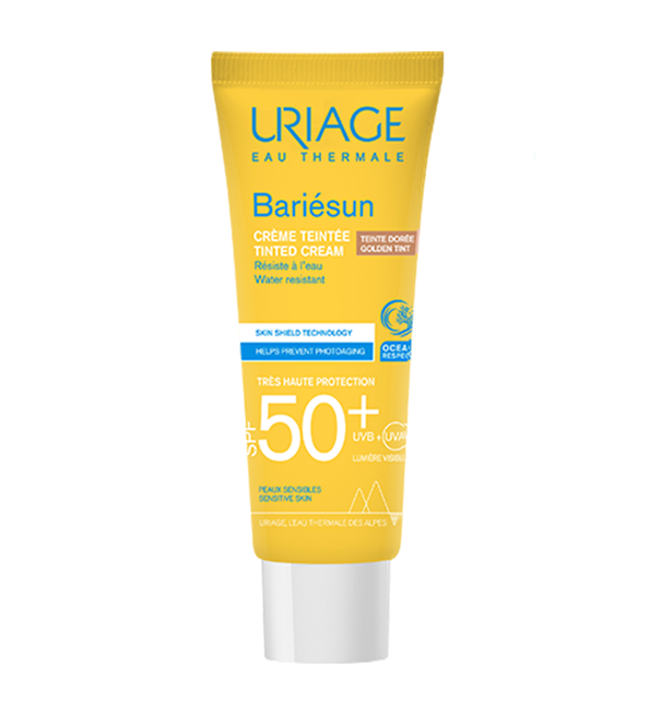 uriageTEINTE50 URIAGE BARIÉSUN CRÈME SPF50+TEINTE TEINTE DORE – Image 1